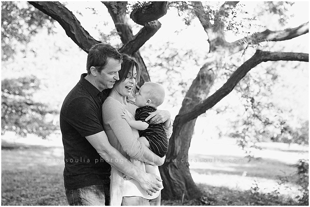 black and white family portrait photographer boston ma