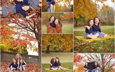 brown eyed girls | Fall Family Photos Boston, MA