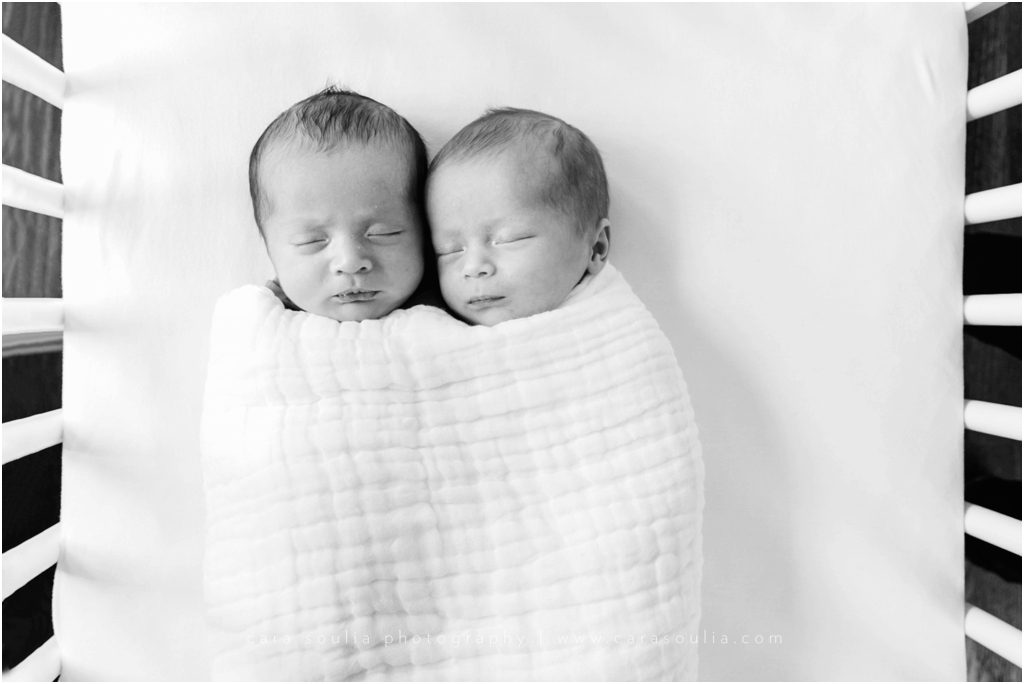 Massachusetts Twin Newborn Session Cara Soulia Photography