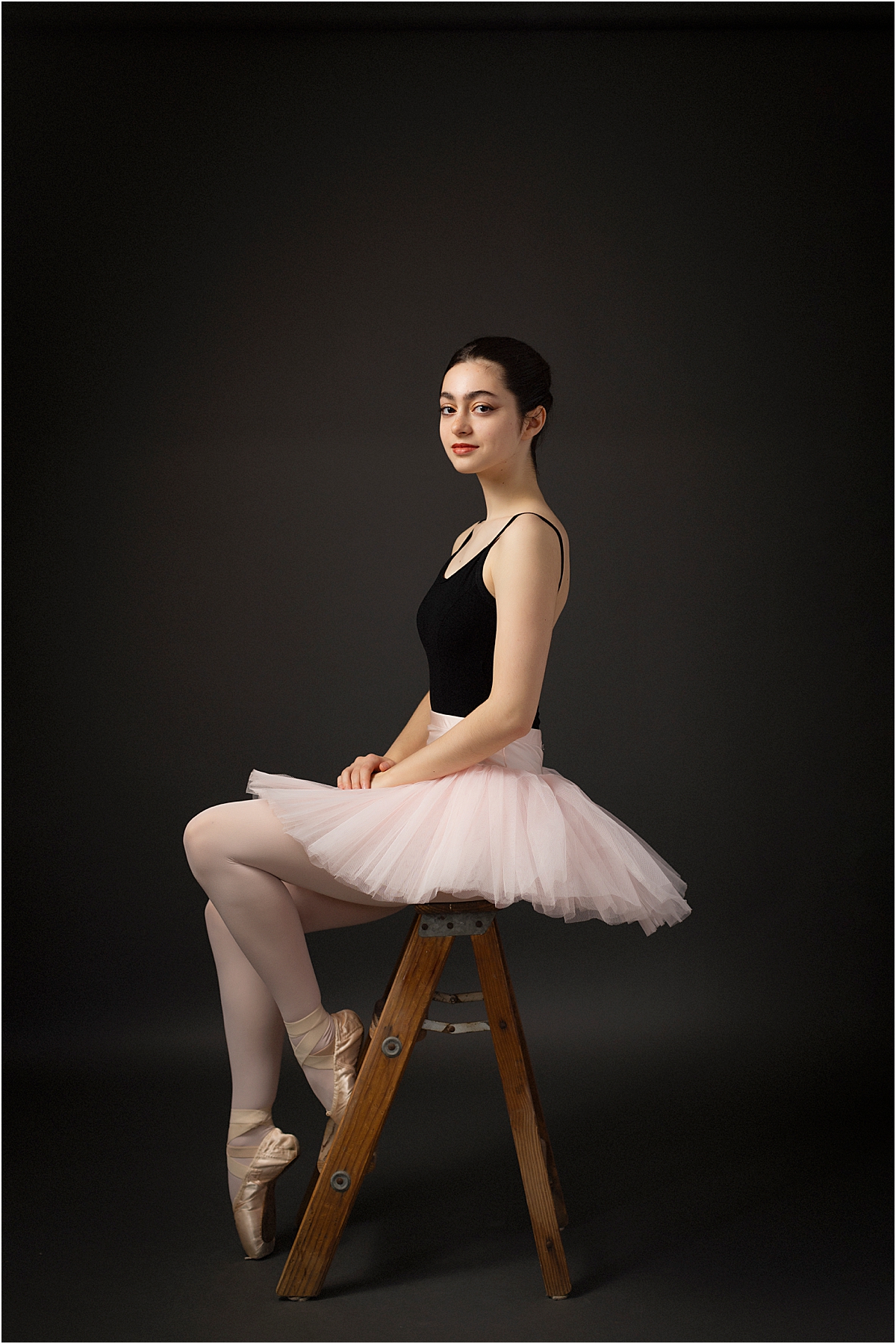 portrait of young ballerina